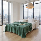Willa Cotton Waffle Gauze Blanket