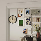 Odessa Round Double-Sided Corner Wall Clock