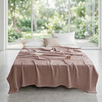 Willa Cotton Waffle Gauze Blanket