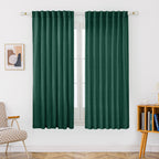 Delphine Semi-Sheer Linen Blend Curtains, Set of 2