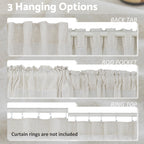 Delphine Semi-Sheer Linen Blend Curtains, Set of 2