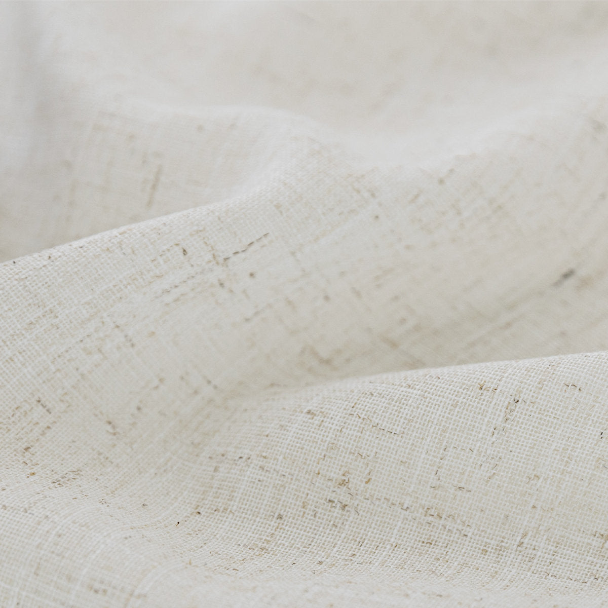 Delphine Semi-Sheer Linen Blend Curtains, Set of 2
