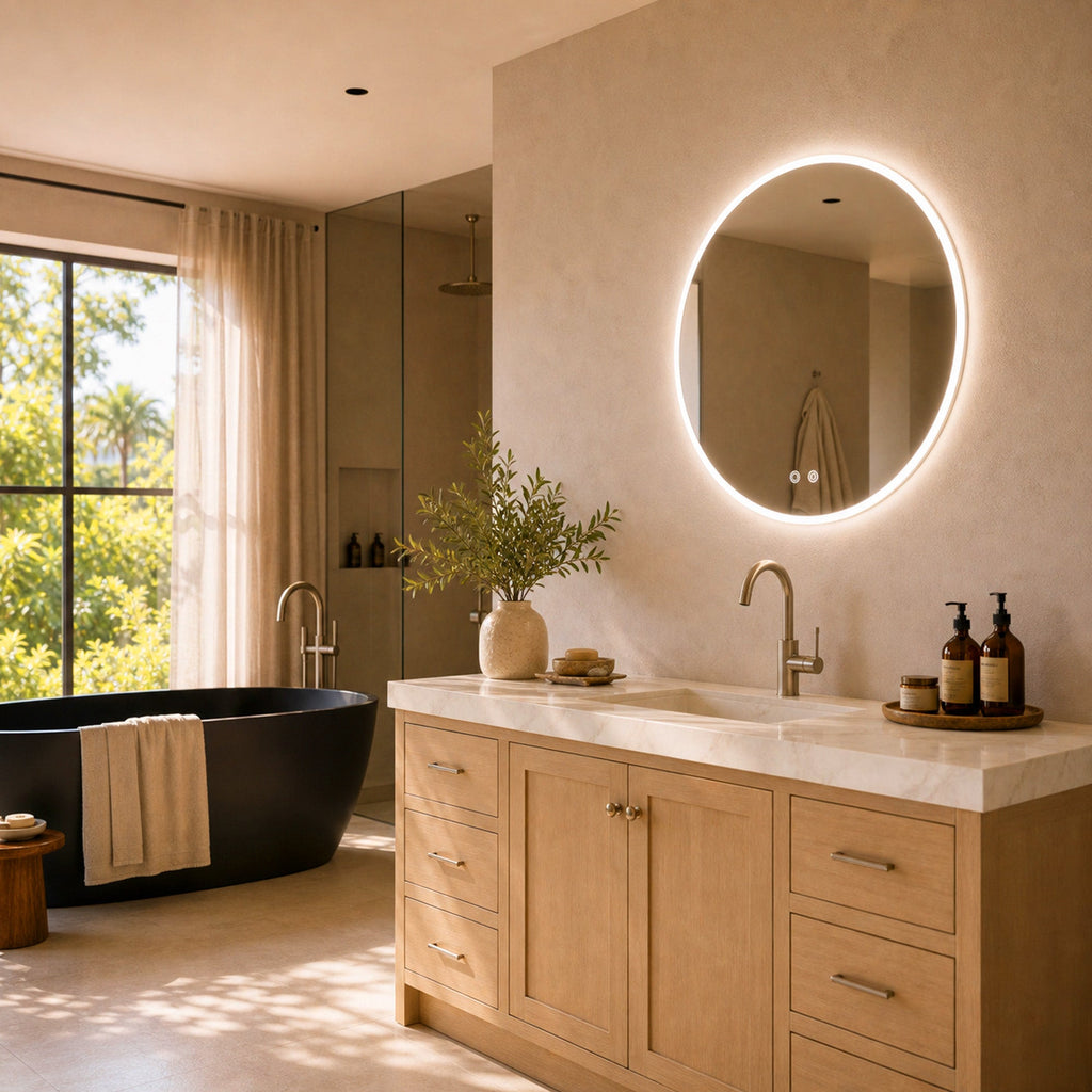 Uranus Round LED Mirror
