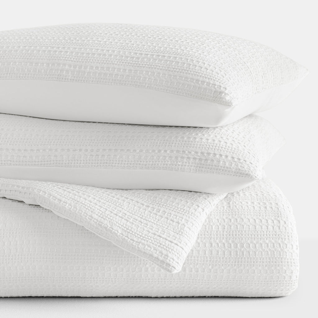 Linden Waffle Down Alternative Comforter Set