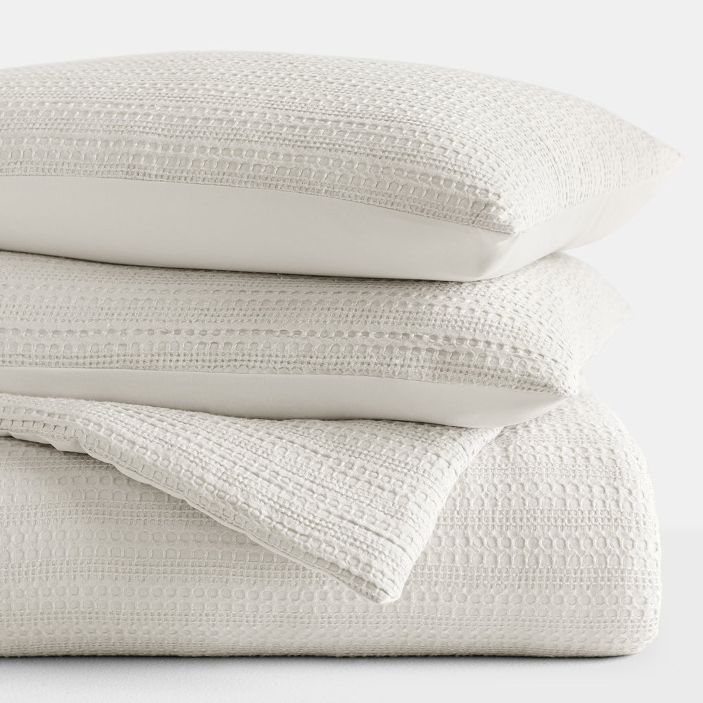 Linden Waffle Down Alternative Comforter Set