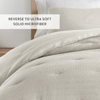 Linden Waffle Down Alternative Comforter Set
