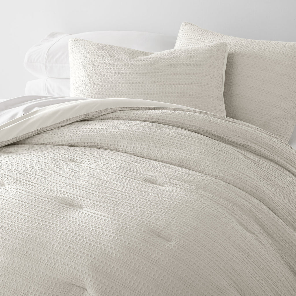 Linden Waffle Down Alternative Comforter Set