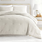 Linden Waffle Down Alternative Comforter Set
