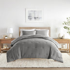 Linden Waffle Down Alternative Comforter Set
