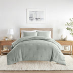 Linden Waffle Down Alternative Comforter Set