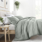 Linden Waffle Down Alternative Comforter Set