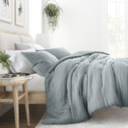 Linden Waffle Down Alternative Comforter Set