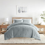 Linden Waffle Down Alternative Comforter Set