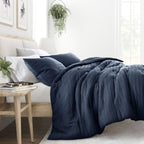 Linden Waffle Down Alternative Comforter Set