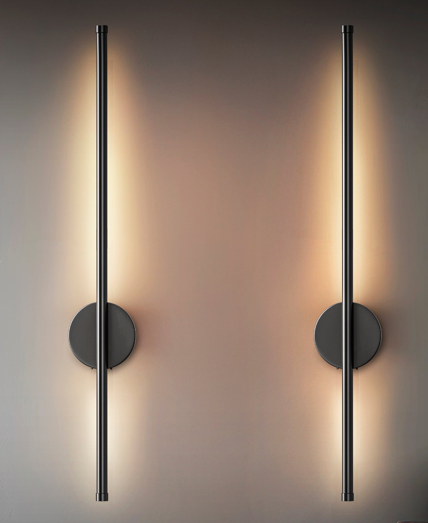 Ravellora Modern Wall Lights Set of 2 - LED Wall Sconce Bar