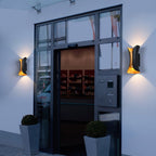 Curved Aluminum Up-Down Wall Light