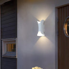 Curved Aluminum Up-Down Wall Light