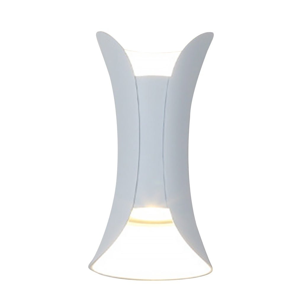 Curved Aluminum Up-Down Wall Light