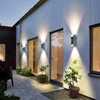 Curved Aluminum Up-Down Wall Light