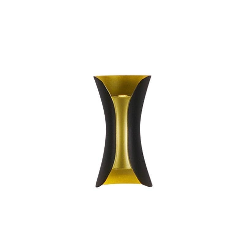 Curved Aluminum Up-Down Wall Light