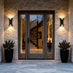 Curved Aluminum Up-Down Wall Light