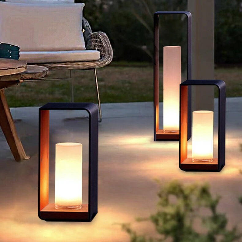 Square Aluminum Landscape Light