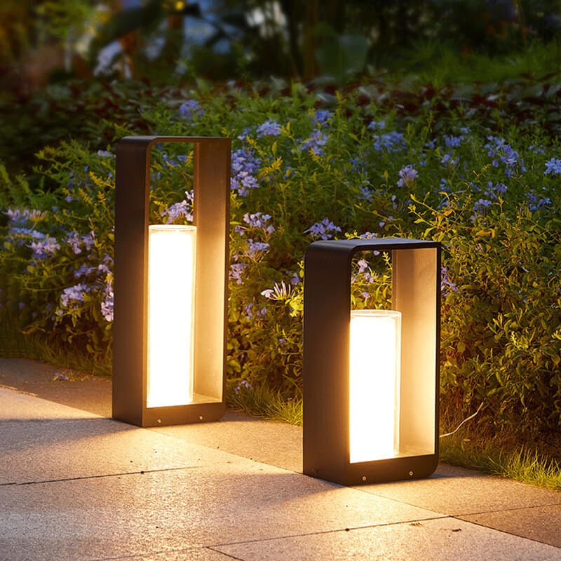 Square Aluminum Landscape Light