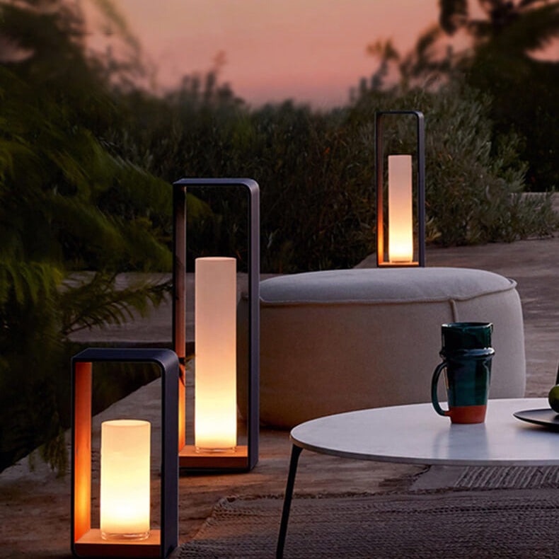 Square Aluminum Landscape Light