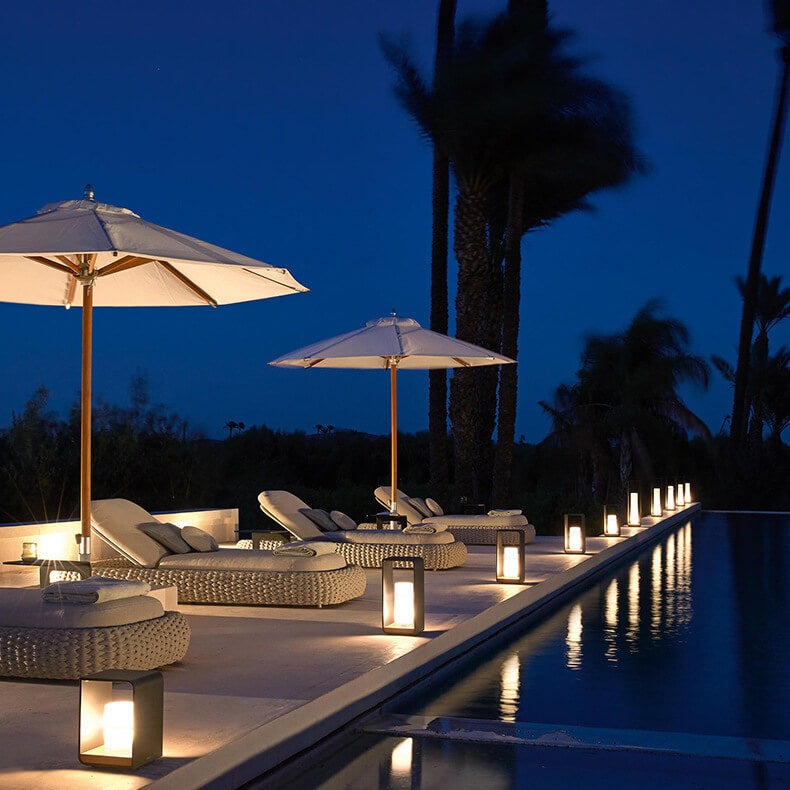 Square Aluminum Landscape Light