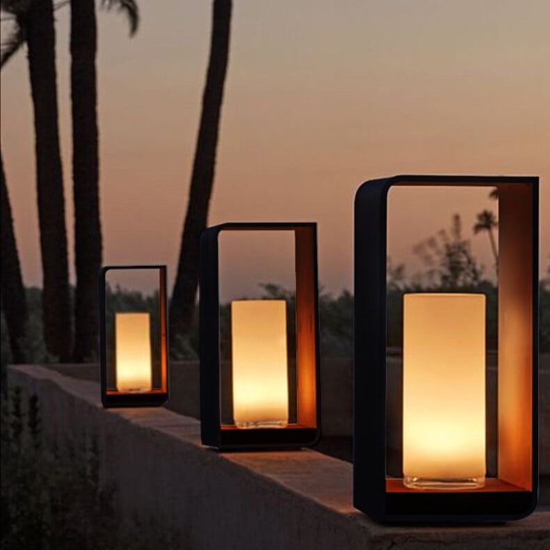 Square Aluminum Landscape Light
