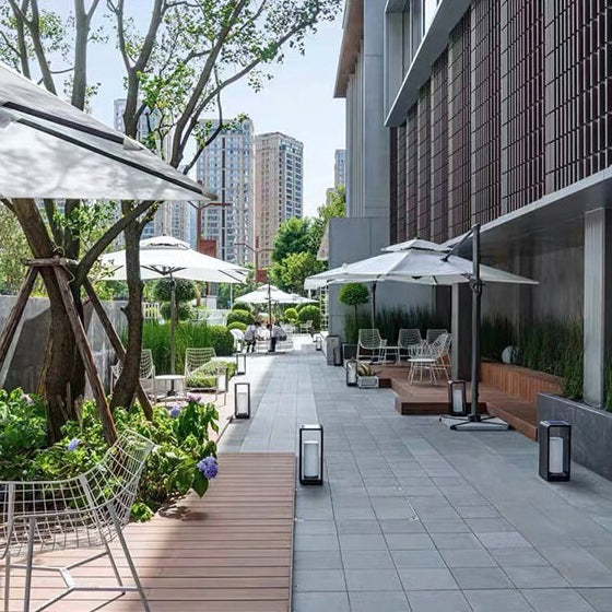 Square Aluminum Landscape Light