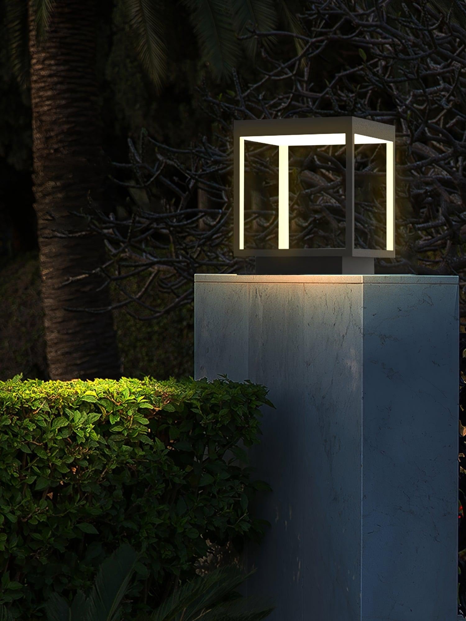 Stainless Steel Square Post Light