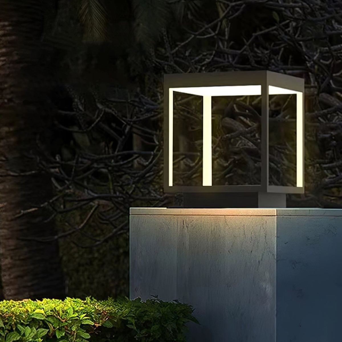 Stainless Steel Square Post Light