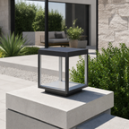 Stainless Steel Square Post Light
