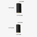 Rectangular Aluminum LED Wall Sconce
