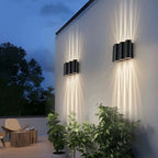 Wavy Aluminum Up-Down Wall Light