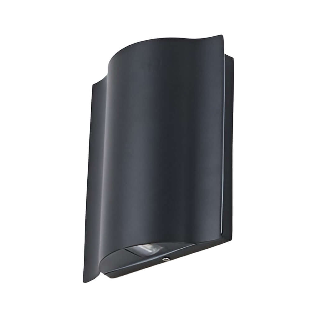 Wavy Aluminum Up-Down Wall Light