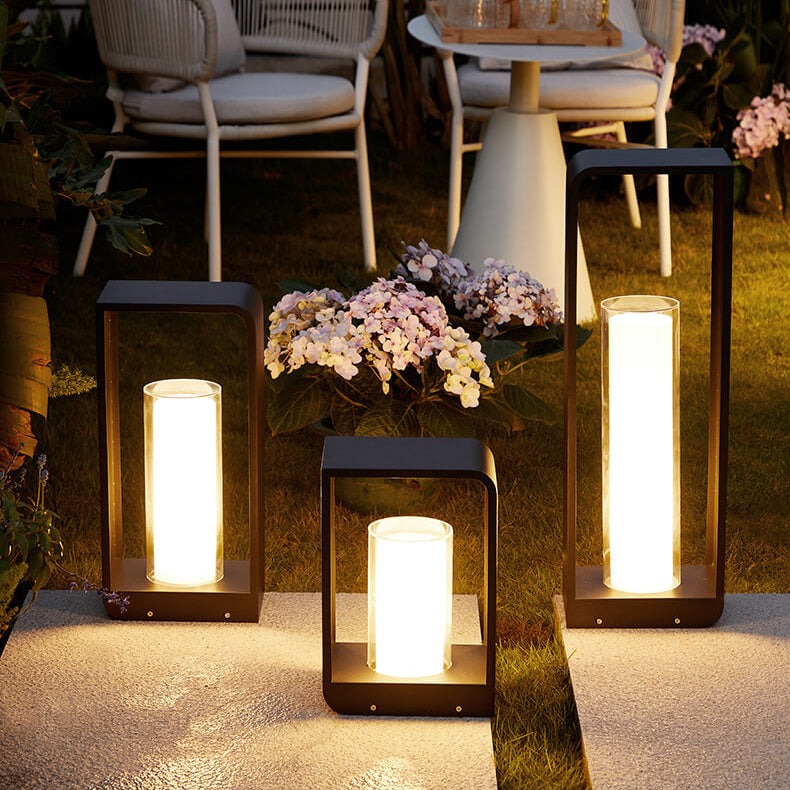 Square Aluminum Landscape Light