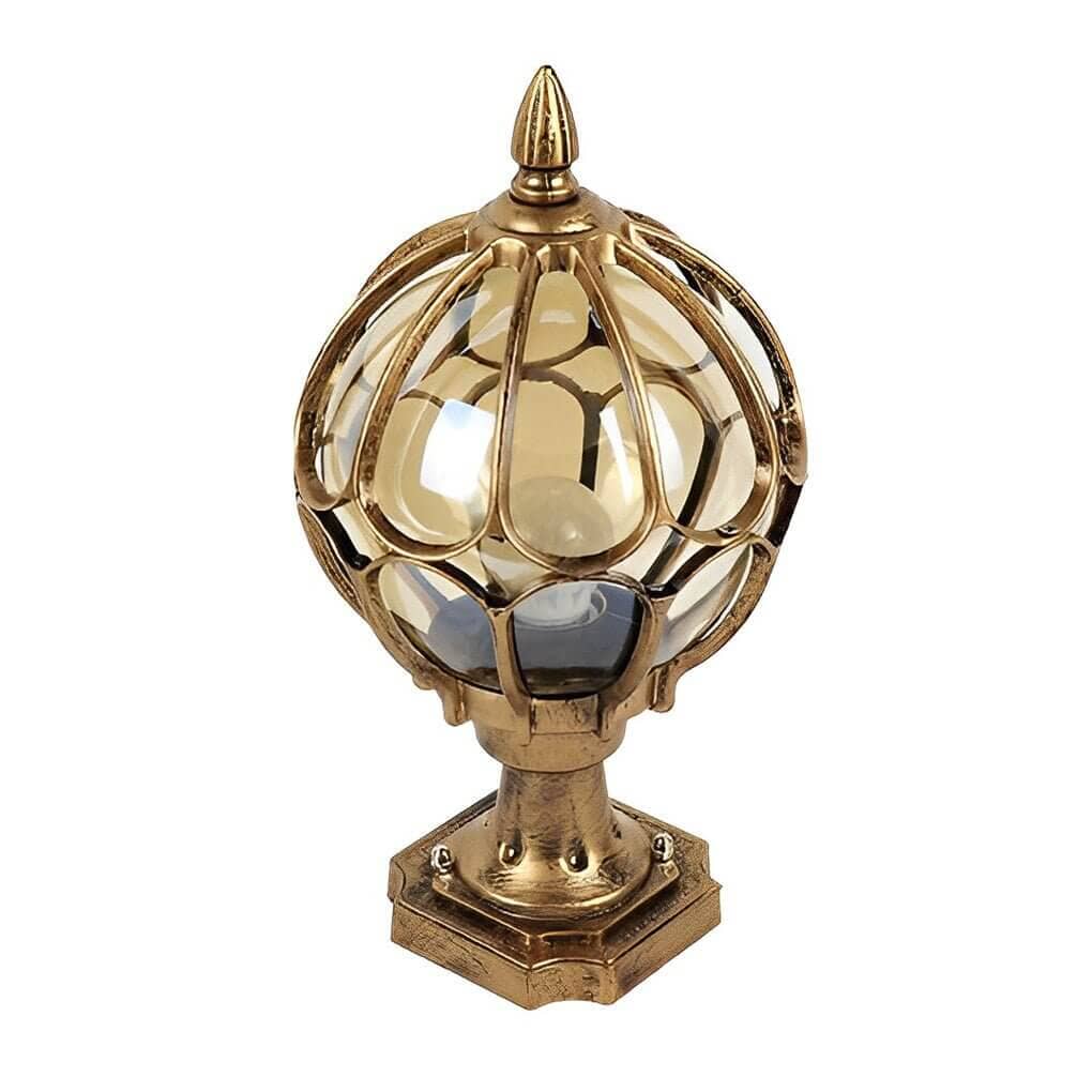 Halia Globe Pillar Light