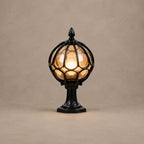 Halia Globe Pillar Light