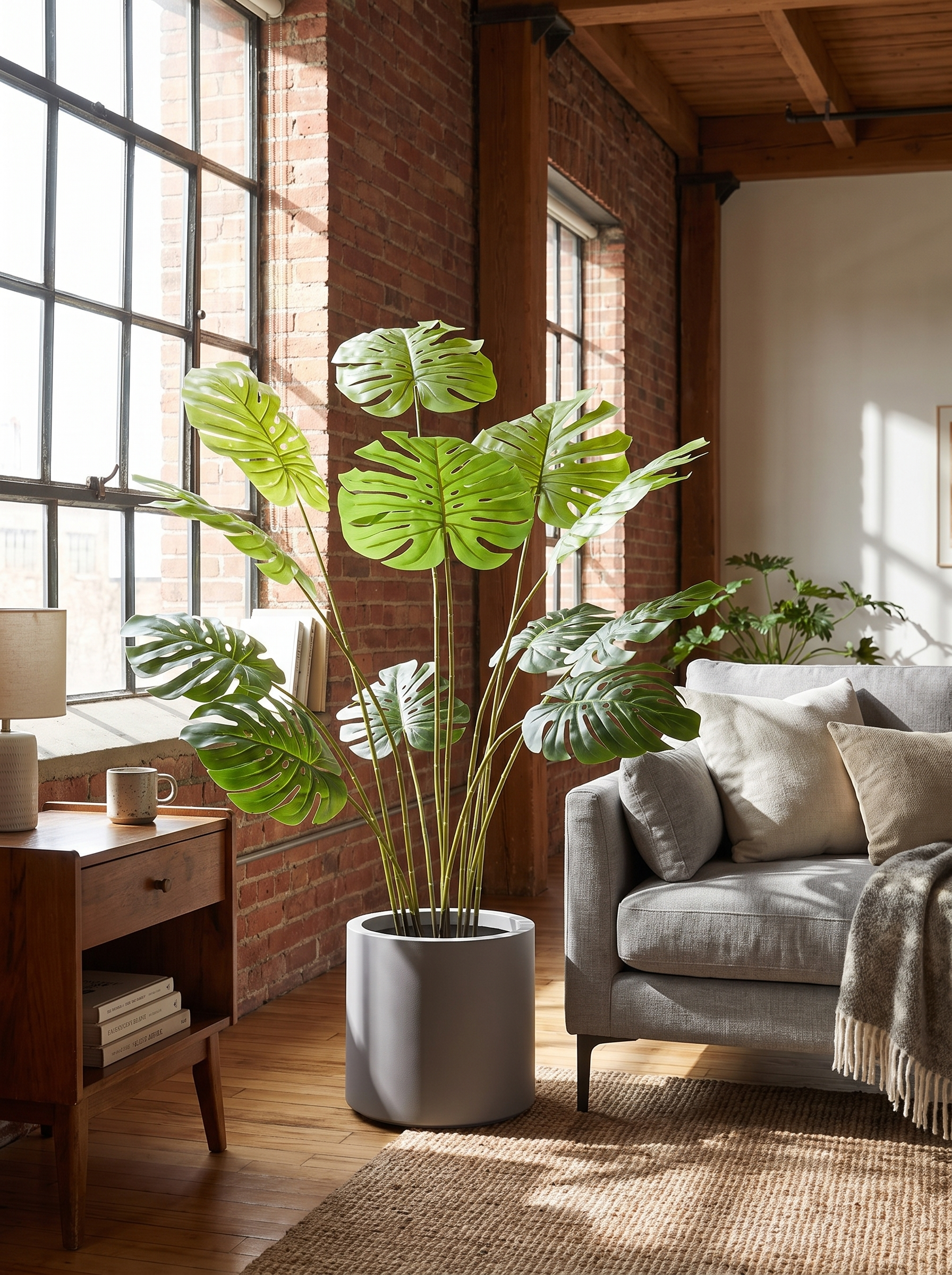 Monstera Statement styled modern loft