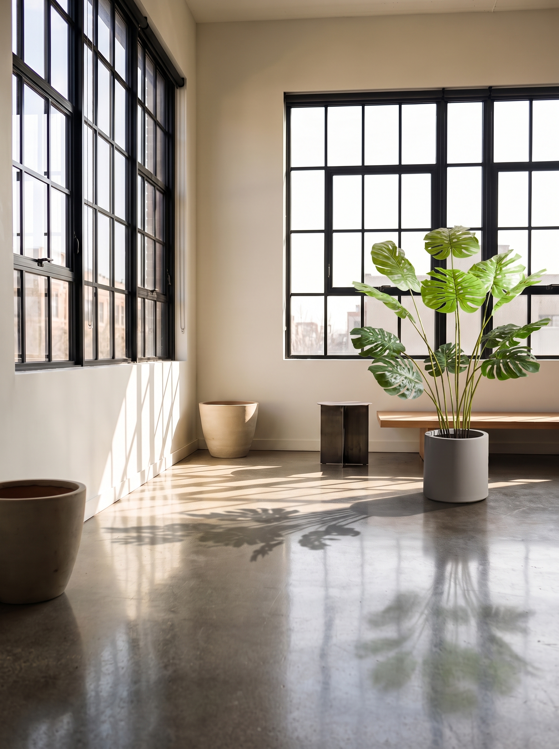 Monstera Statement loft corner after