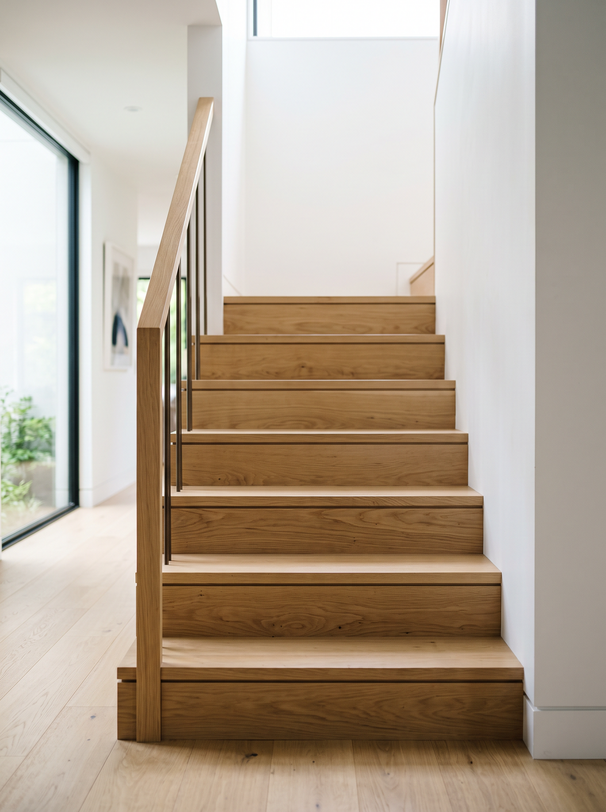 CloudSoft Stair Treads Black before staircase scene