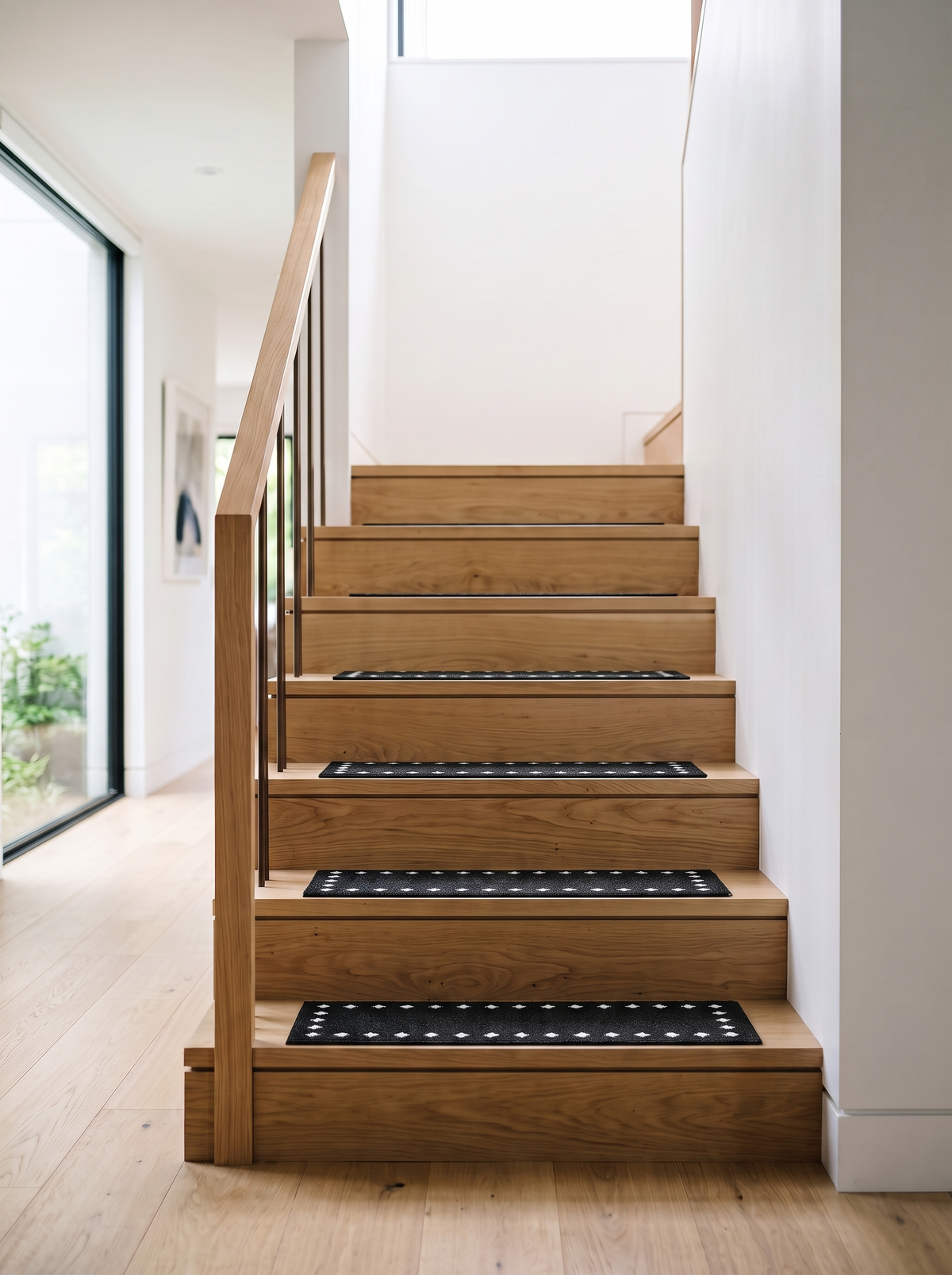 CloudSoft Stair Treads Black after with product
