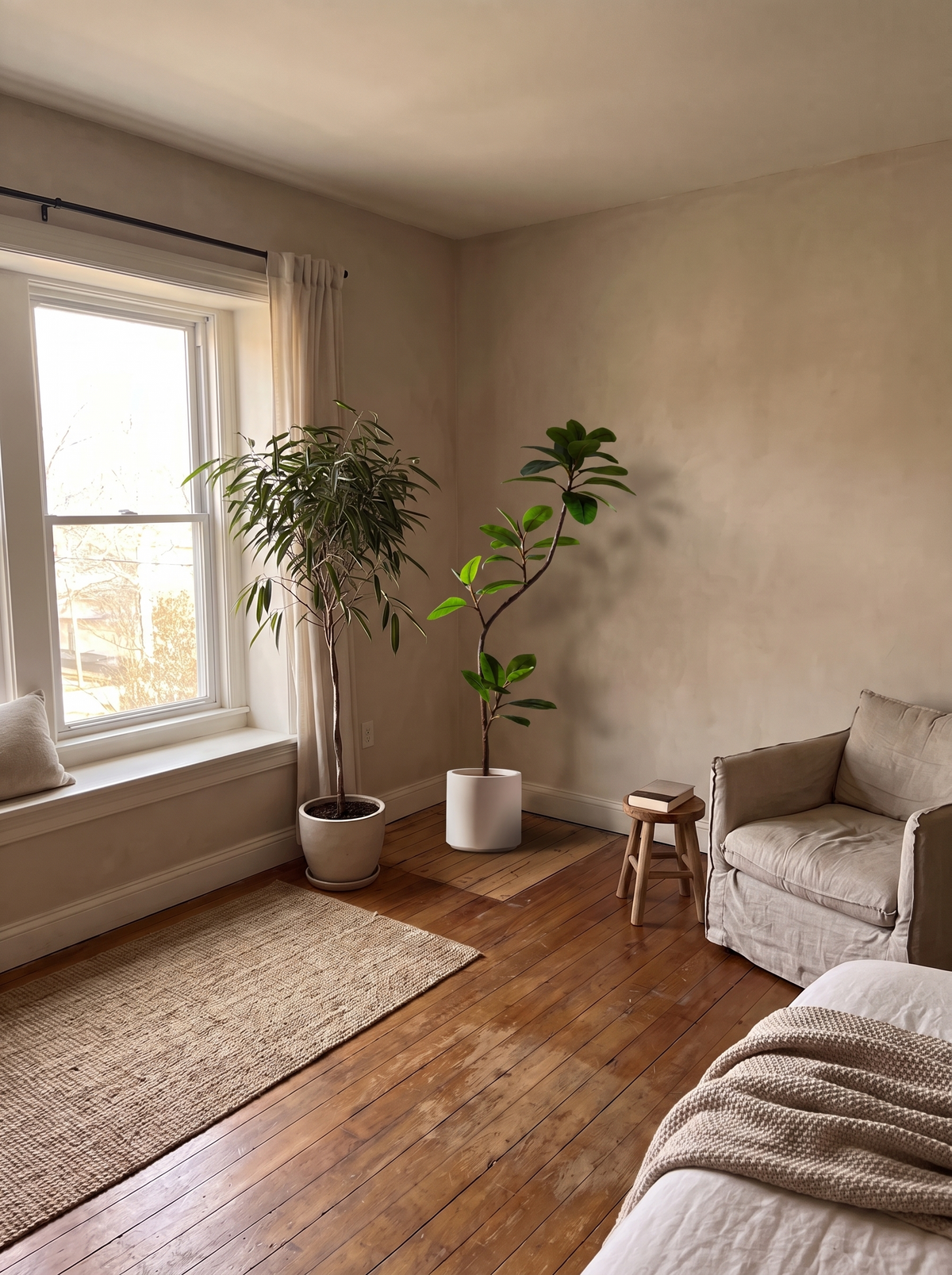 Serene Ficus Tree placed in room