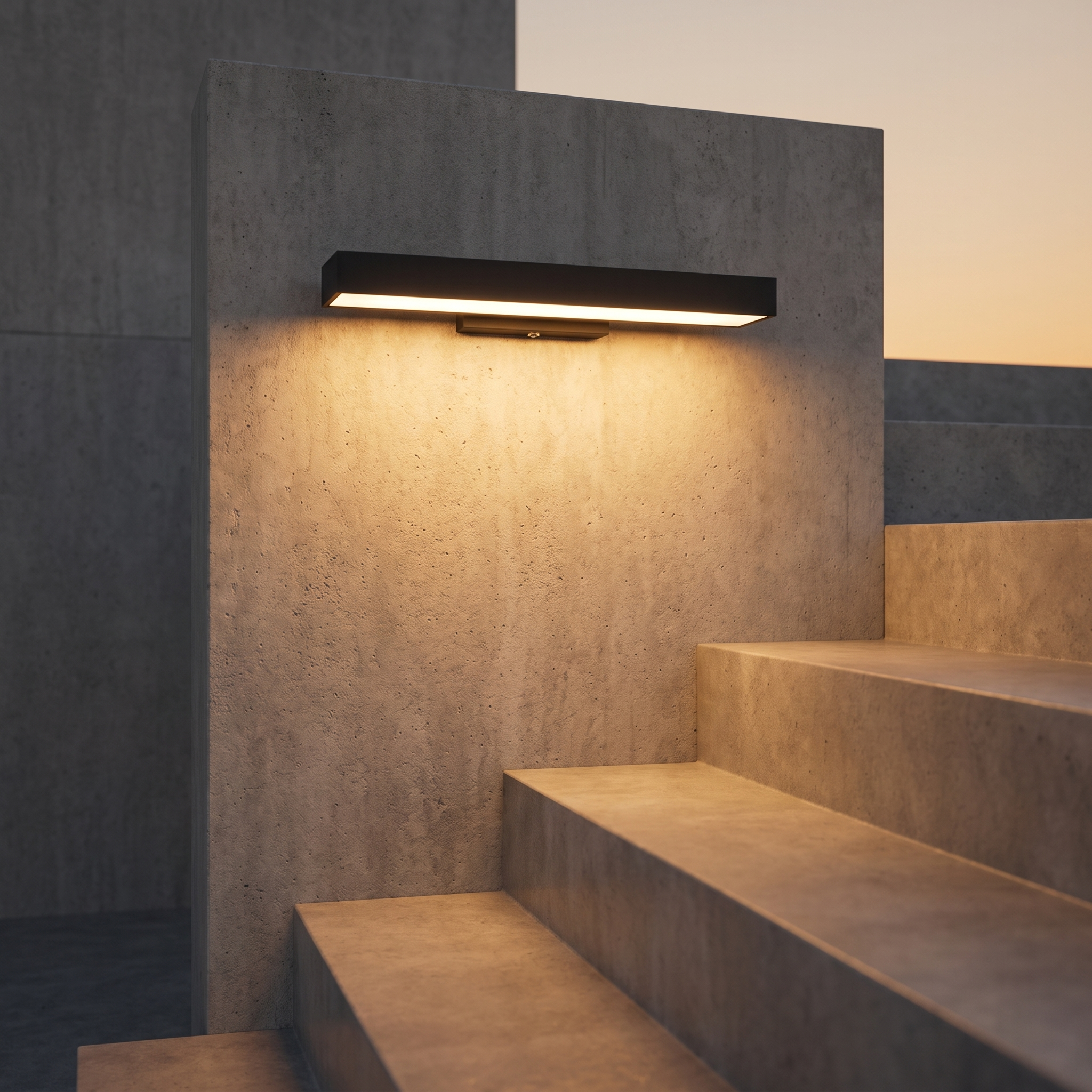 iwt2|Linear Stainless Outdoor Wall Light