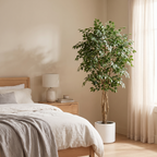 Adcock 8ft Artificial Ficus Tree luxury lifestyle bedroom