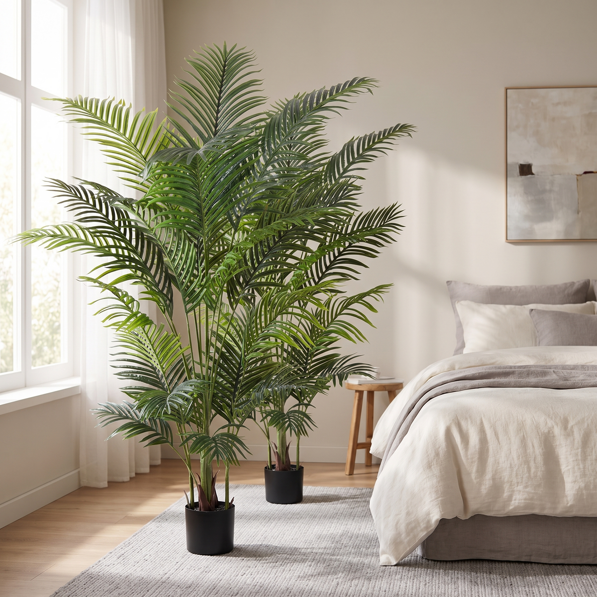 Adcock Artificial Palm Trees Set of 2 luxury lifestyle bedroom