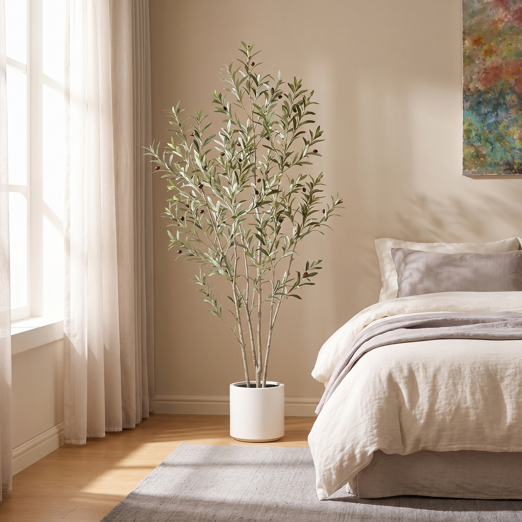 Altman Artificial Olive Tree luxury lifestyle bedroom
