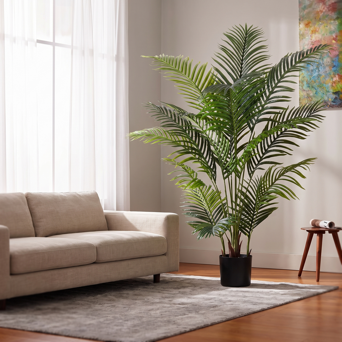 Adcock Artificial Palm Trees Set of 2 luxury lifestyle living room